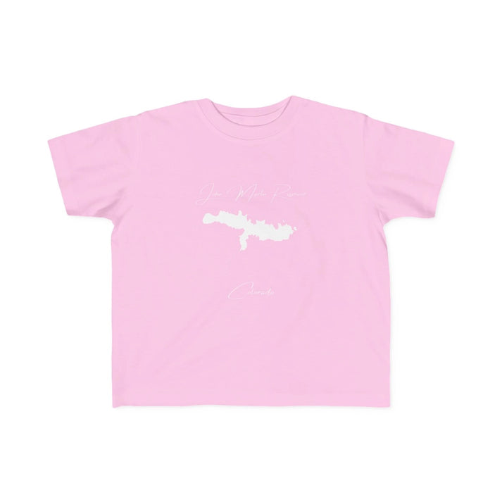 Colorado  John  Martin  Reservoir  Toddler  T-shirt  front  position  view  from  front  pink.webp