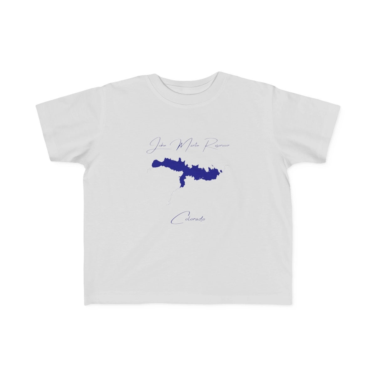 Colorado  John  Martin  Reservoir  Toddler  T-shirt  front  position  view  from  front  silver.webp