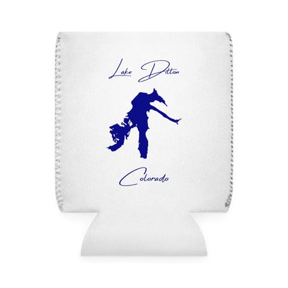 Colorado  Lake  Dillon  Can  Koozie  front  position  view  from  front-1  white.webp