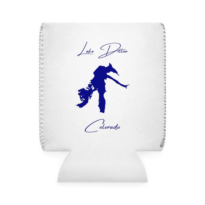 Colorado  Lake  Dillon  Can  Koozie  front  position  view  from  front-1  white.webp