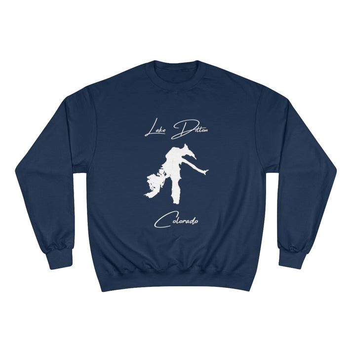 Colorado  Lake  Dillon  Sweatshirt  front  position  view  from  front  navy.webp
