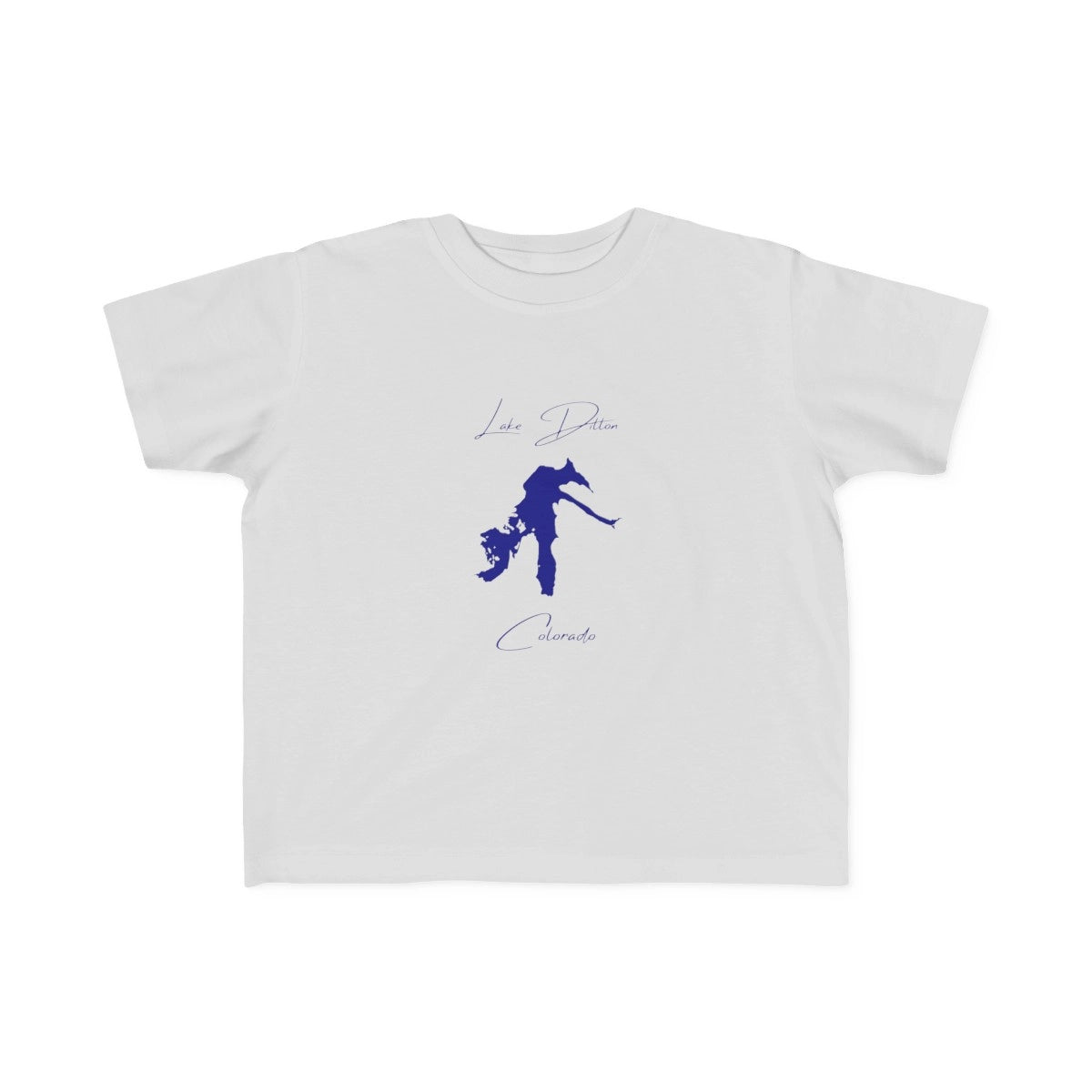 Colorado  Lake  Dillon  Toddler  T-shirt  front  position  view  from  front  silver.webp