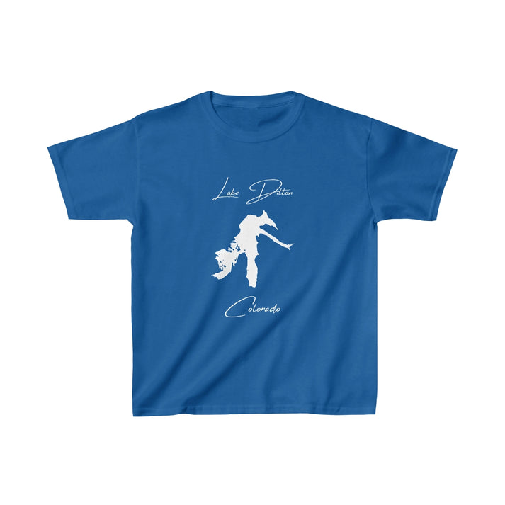 Colorado  Lake  Dillon  Youth  T-shirt  front  position  view  from  front  royal.webp