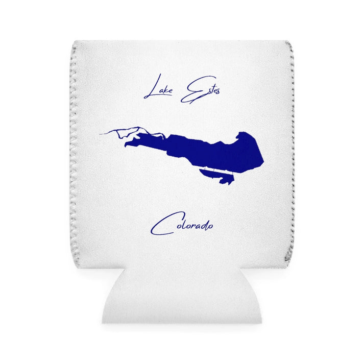 Colorado  Lake  Estes  Can  Koozie  front  position  view  from  front-1  white.webp