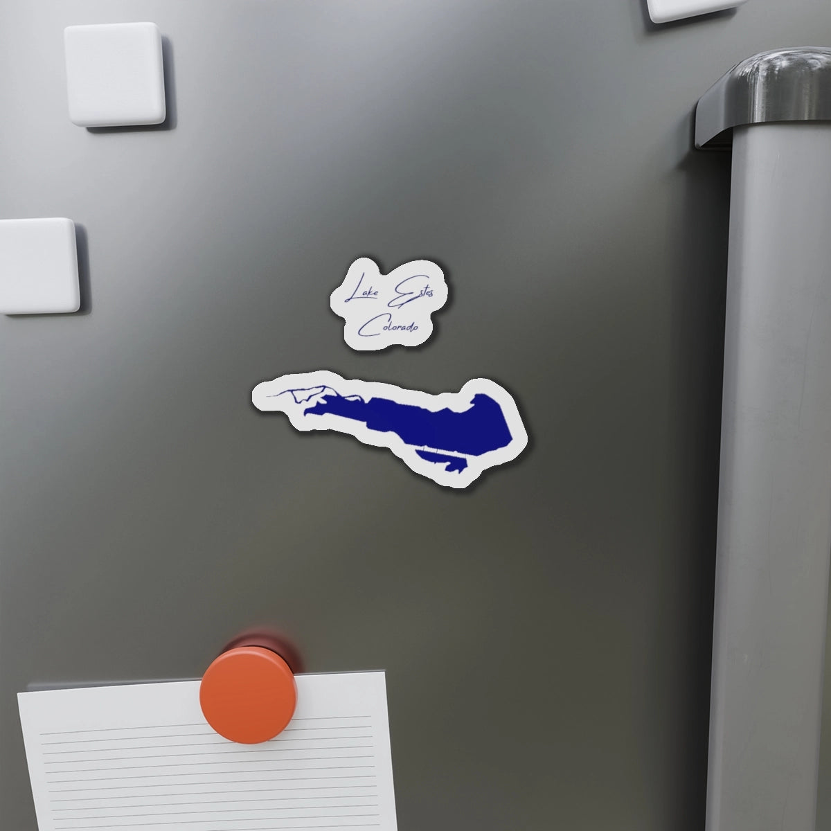 Colorado  Lake  Estes  Die  Cut  Magnet  front  position  view  from  context-1  4  x  4.webp