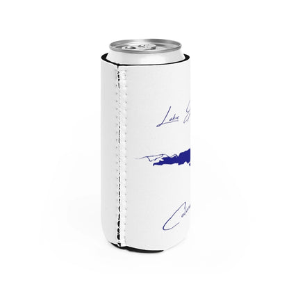 Colorado  Lake  Estes  Slim  Can  Koozie  all  position  view  from  right  white.webp