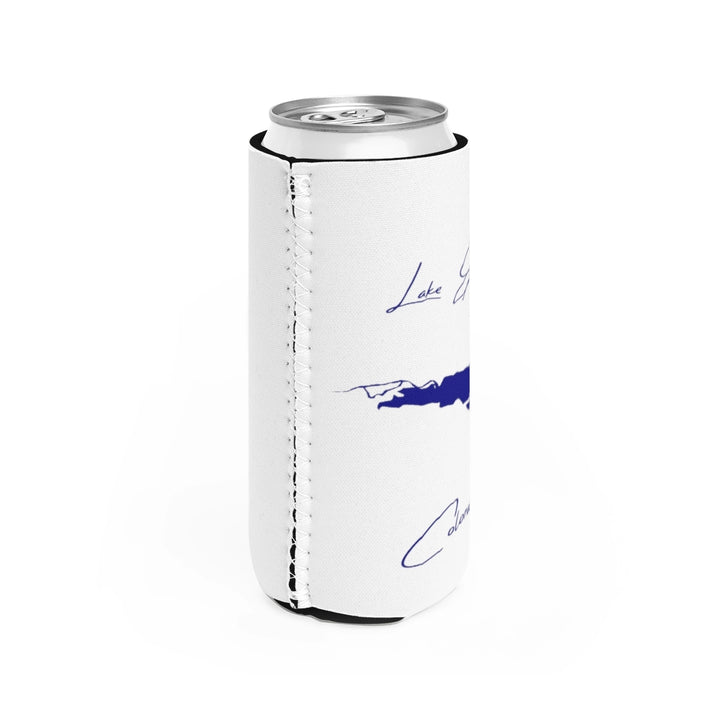 Colorado  Lake  Estes  Slim  Can  Koozie  all  position  view  from  right  white.webp