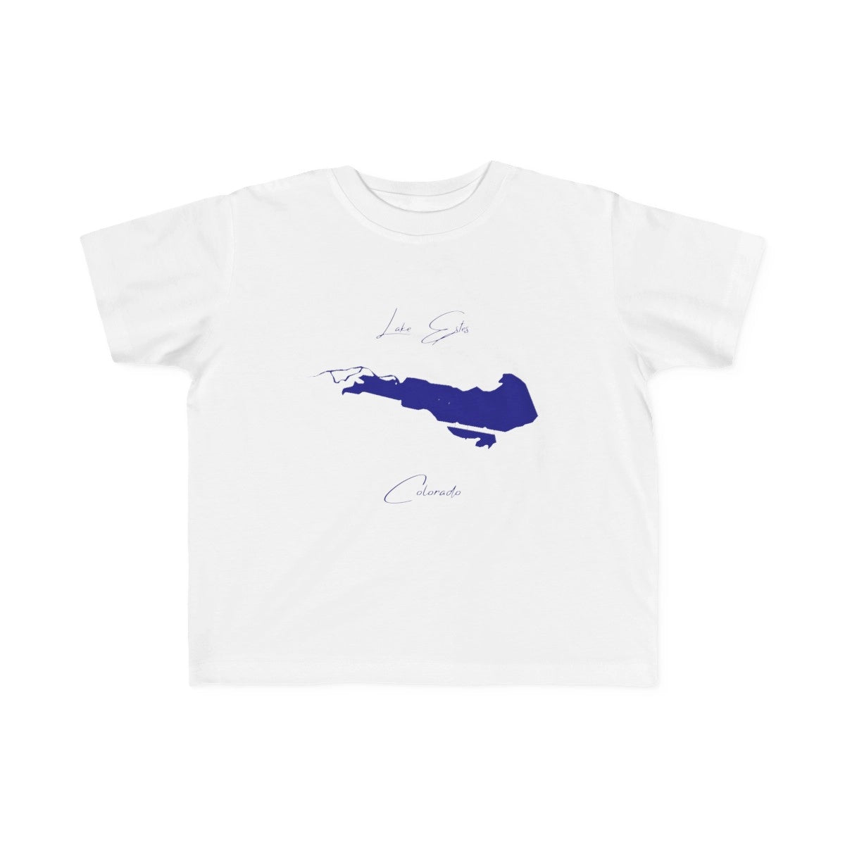 Colorado  Lake  Estes  Toddler  T-shirt  front  position  view  from  front  white.webp