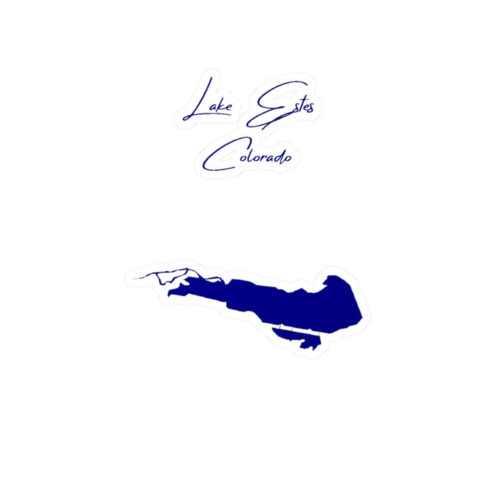 Colorado  Lake  Estes  Vinyl  Decal  other  position  view  from  front  4  x  6.webp