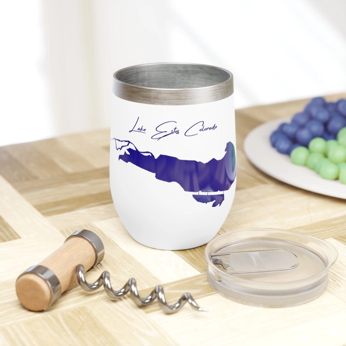 Colorado  Lake  Estes  Wine  Tumbler  other  position  view  from  context  white.webp