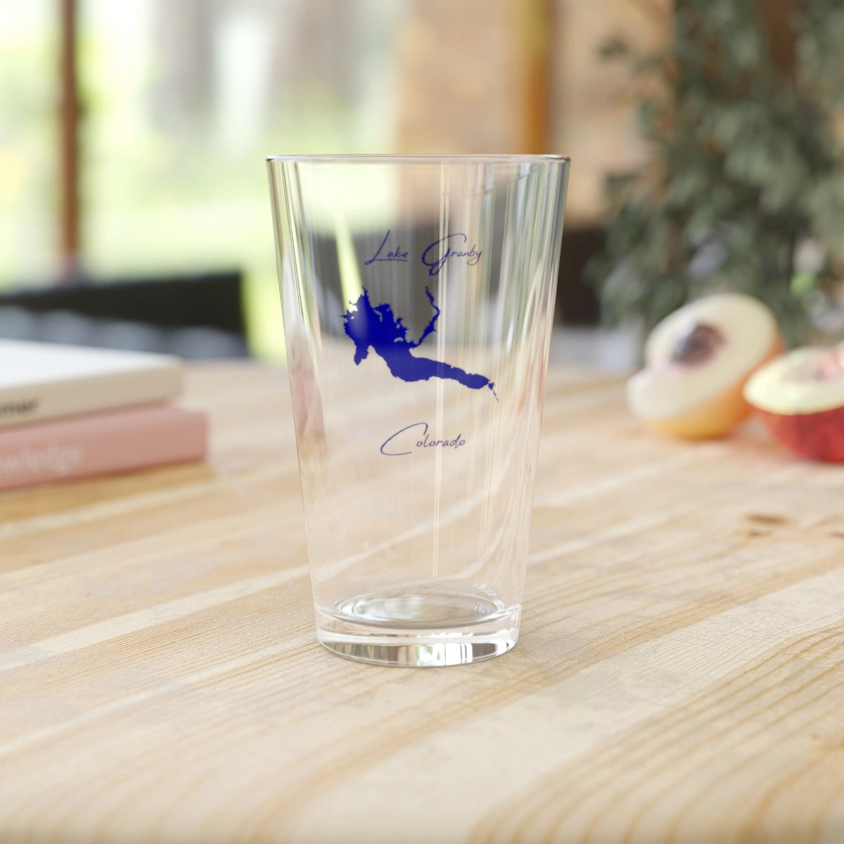 Colorado  Lake  Granby  16oz  Pint  Glass  front  position  view  from  context-2  16oz.webp