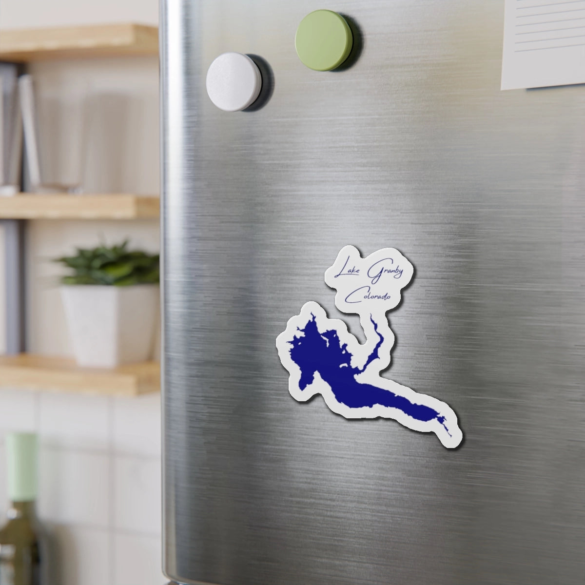 Colorado  Lake  Granby  Die  Cut  Magnet  front  position  view  from  context-2  4  x  4.webp