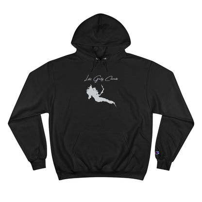Colorado  Lake  Granby  Hoodie  front  position  view  from  front  black.webp