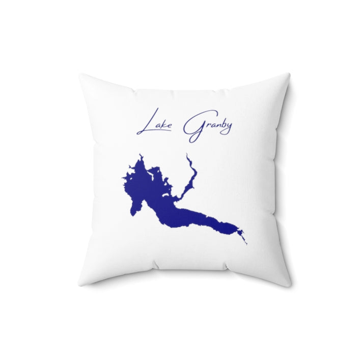Colorado  Lake  Granby  Pillow  front  position  view  from  back  16  x  16.webp