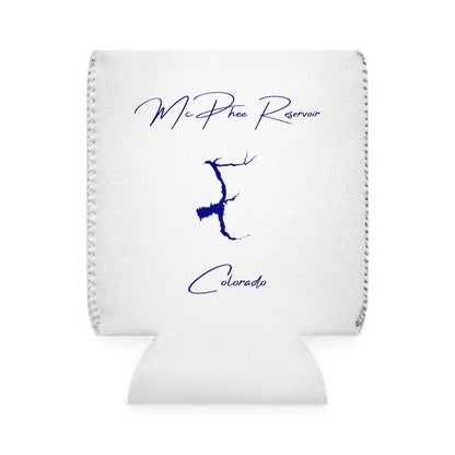 Colorado  McPhee  Reservoir  Can  Koozie  front  position  view  from  front-1  white.webp