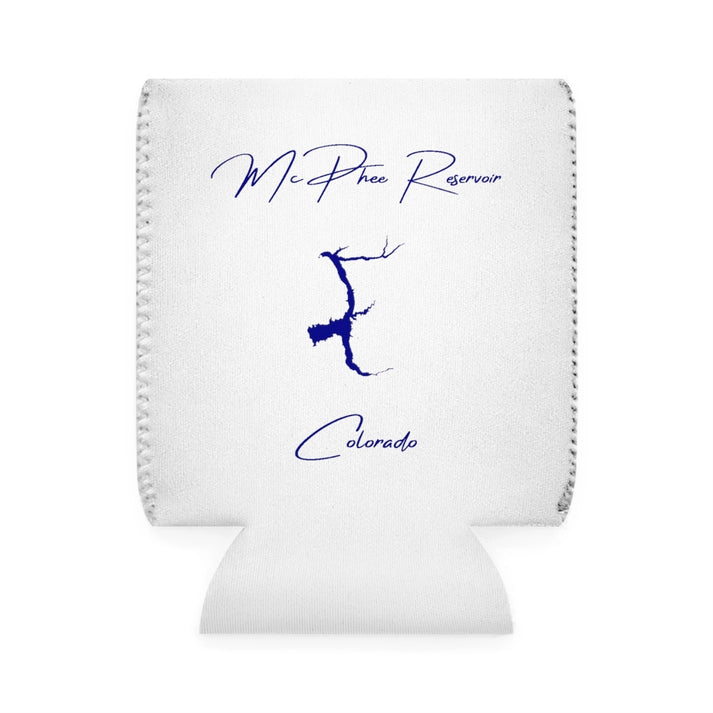 Colorado  McPhee  Reservoir  Can  Koozie  front  position  view  from  front-1  white.webp