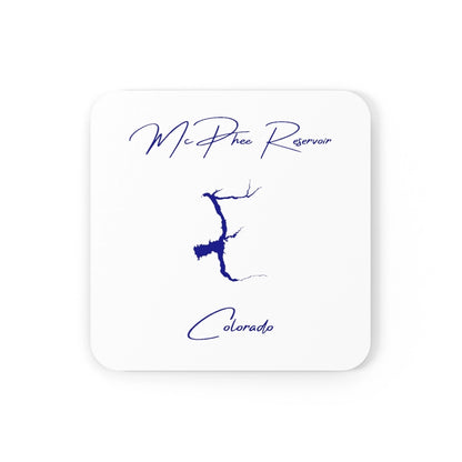 Colorado  McPhee  Reservoir  Coaster  Set  front  position  view  from  front  3.75  x  3.75.webp