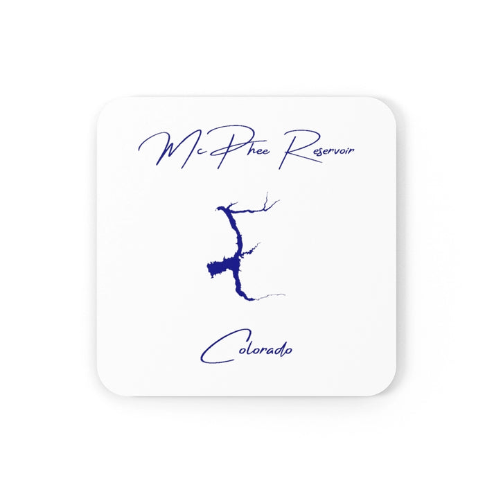 Colorado  McPhee  Reservoir  Coaster  Set  front  position  view  from  front  3.75  x  3.75.webp