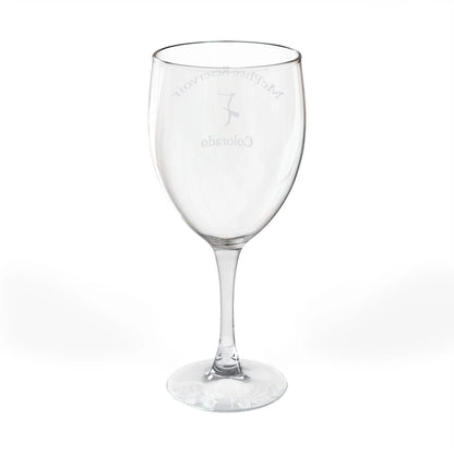 Colorado  McPhee  Reservoir  Engraved  Wine  Glass  other  position  view  from  back  10.5oz.webp