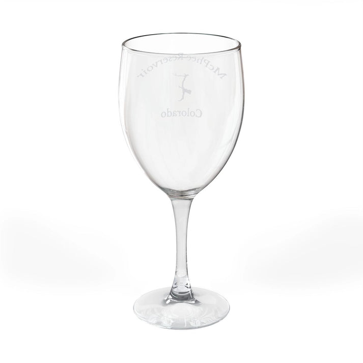 Colorado  McPhee  Reservoir  Engraved  Wine  Glass  other  position  view  from  back  10.5oz.webp