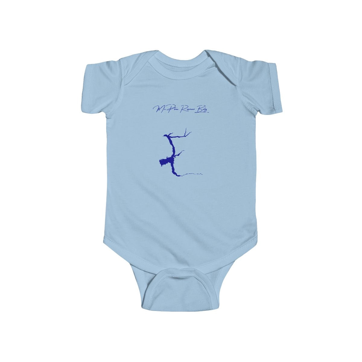 Colorado  McPhee  Reservoir  Onesie  front  position  view  from  front  light  blue.webp