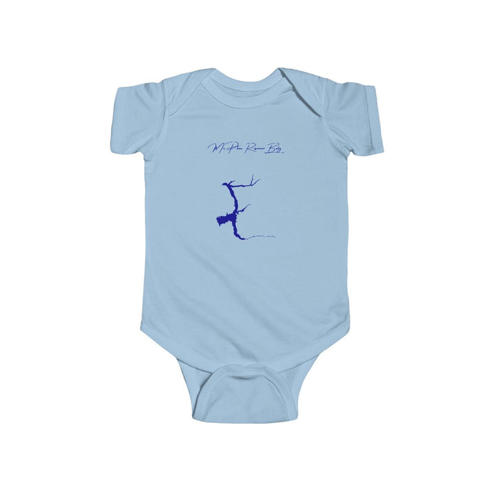 Colorado  McPhee  Reservoir  Onesie  front  position  view  from  front  light  blue.webp