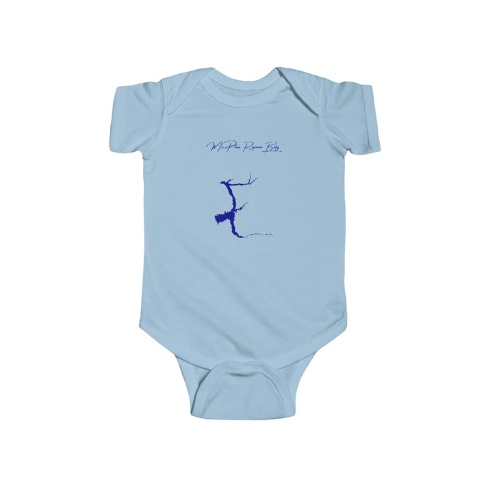 Colorado  McPhee  Reservoir  Onesie  front  position  view  from  front  light  blue.webp