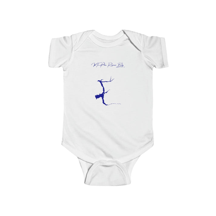 Colorado  McPhee  Reservoir  Onesie  front  position  view  from  front  white.webp