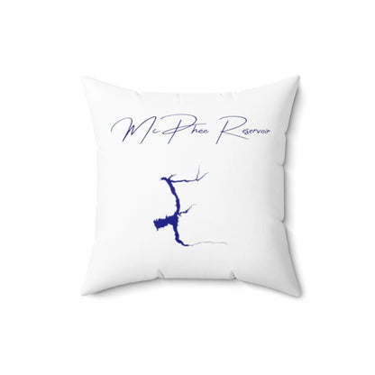 Colorado  McPhee  Reservoir  Pillow  front  position  view  from  back  16  x  16.webp