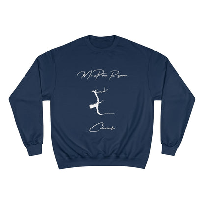 Colorado  McPhee  Reservoir  Sweatshirt  front  position  view  from  front  navy.webp