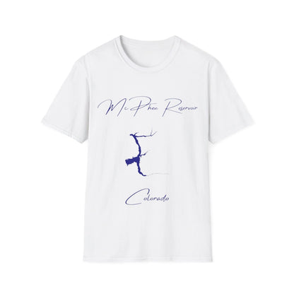 Colorado  McPhee  Reservoir  T-shirt  front  position  view  from  front  white.webp