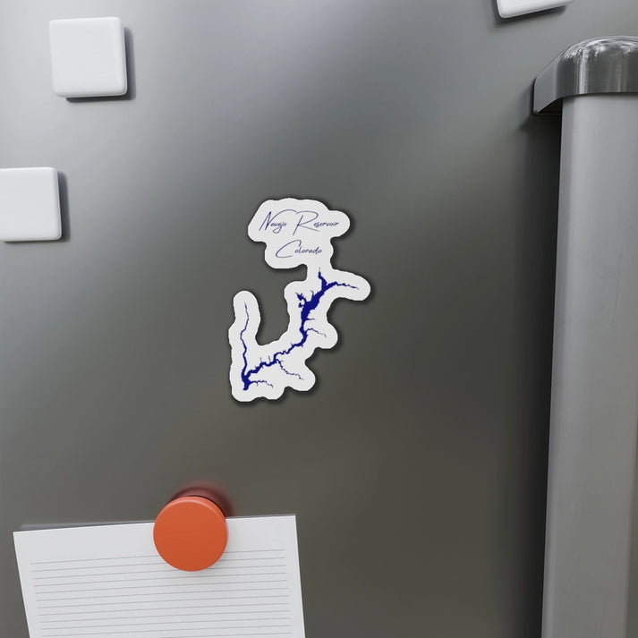 Colorado  Navajo  Reservoir  Die  Cut  Magnet  front  position  view  from  context-1  4  x  4.webp