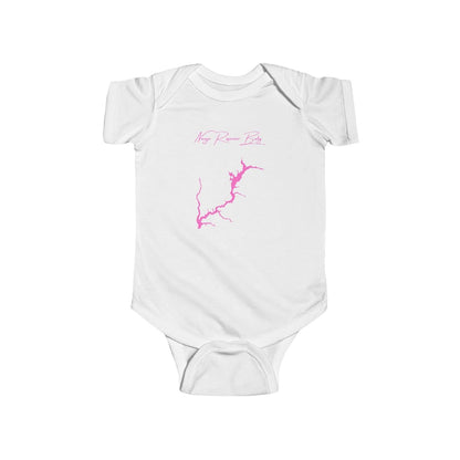 Colorado  Navajo  Reservoir  Onesie  front  position  view  from  front  white.webp