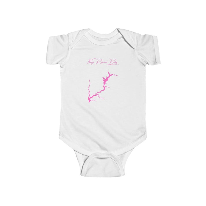 Colorado  Navajo  Reservoir  Onesie  front  position  view  from  front  white.webp