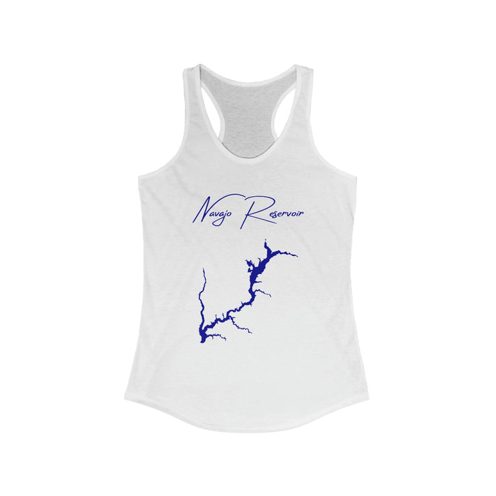 Colorado  Navajo  Reservoir  Racerback-Tank  front  position  view  from  front  solid  white.webp