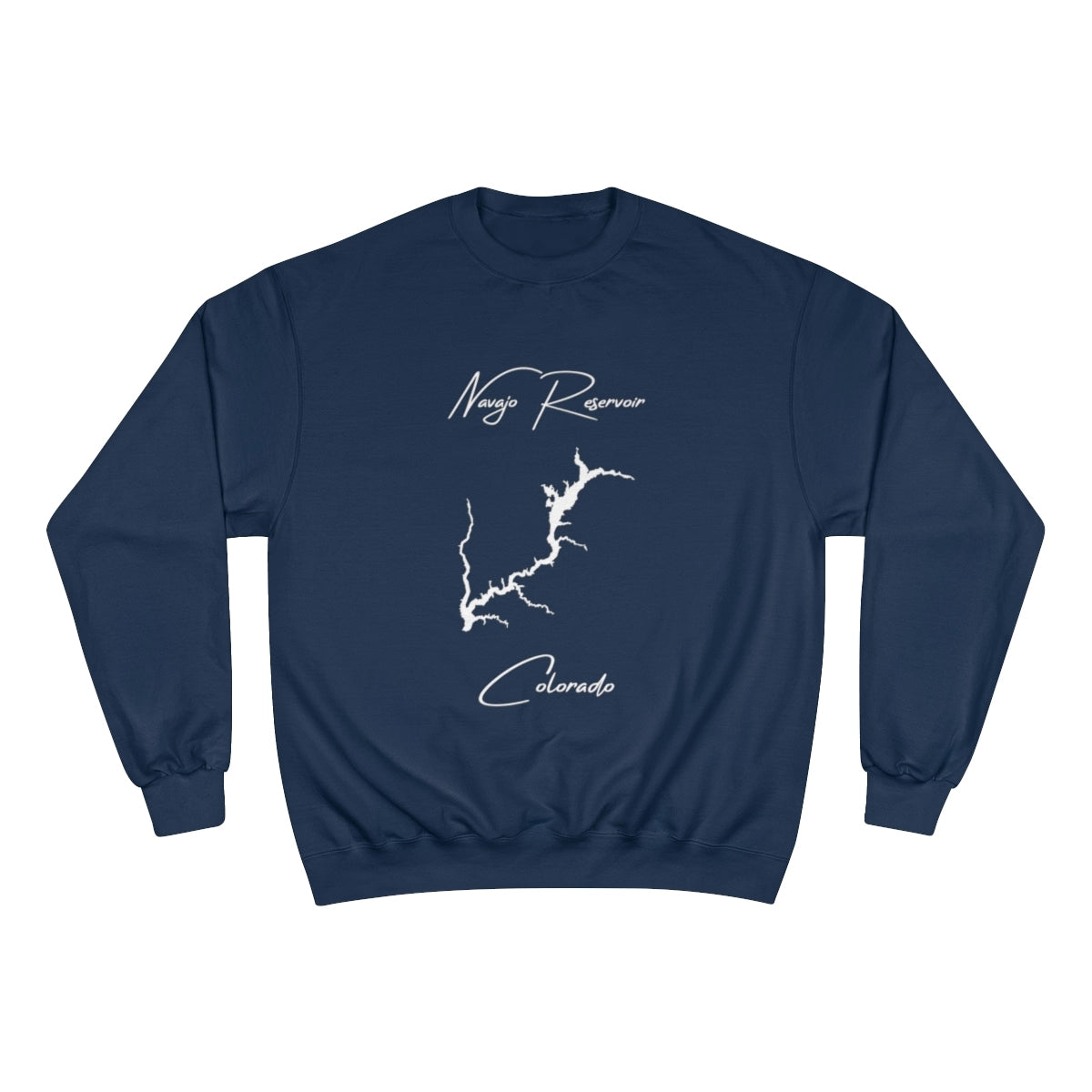 Colorado  Navajo  Reservoir  Sweatshirt  front  position  view  from  front  navy.webp