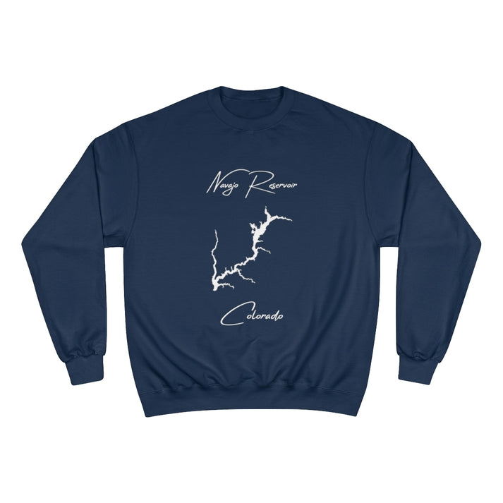 Colorado  Navajo  Reservoir  Sweatshirt  front  position  view  from  front  navy.webp