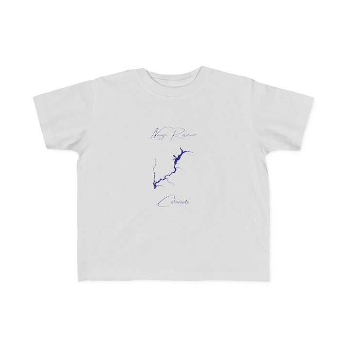 Colorado  Navajo  Reservoir  Toddler  T-shirt  front  position  view  from  front  silver.webp