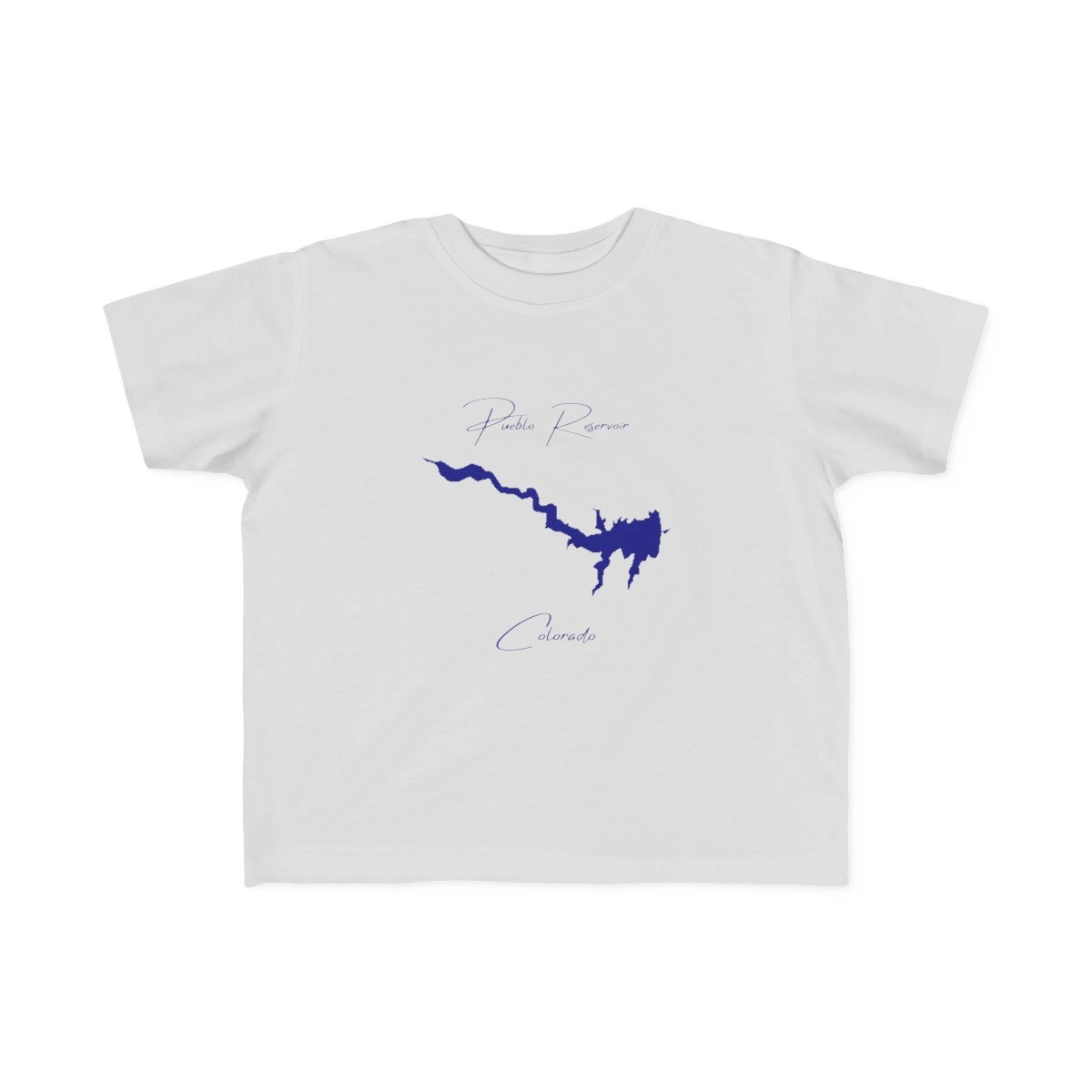 Colorado  Pueblo  Reservoir  Toddler  T-shirt  front  position  view  from  front  silver.webp
