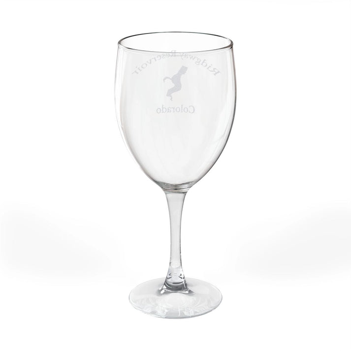 Colorado  Ridgway  Reservoir  Engraved  Wine  Glass  other  position  view  from  back  10.5oz.webp