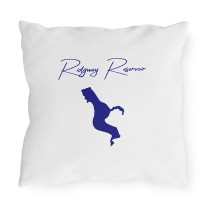 Colorado  Ridgway  Reservoir  Outdoor  Pillow  back  position  view  from  back  16  x  16.webp