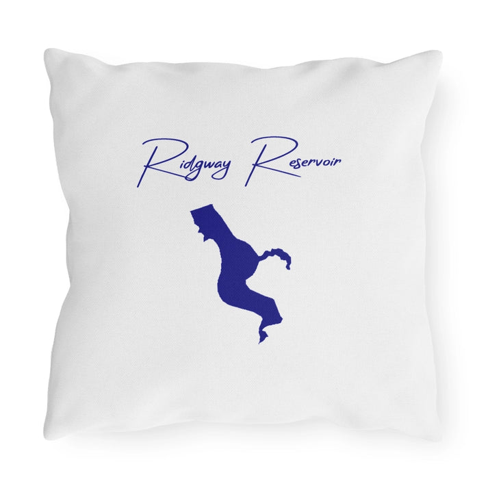 Colorado  Ridgway  Reservoir  Outdoor  Pillow  back  position  view  from  back  16  x  16.webp