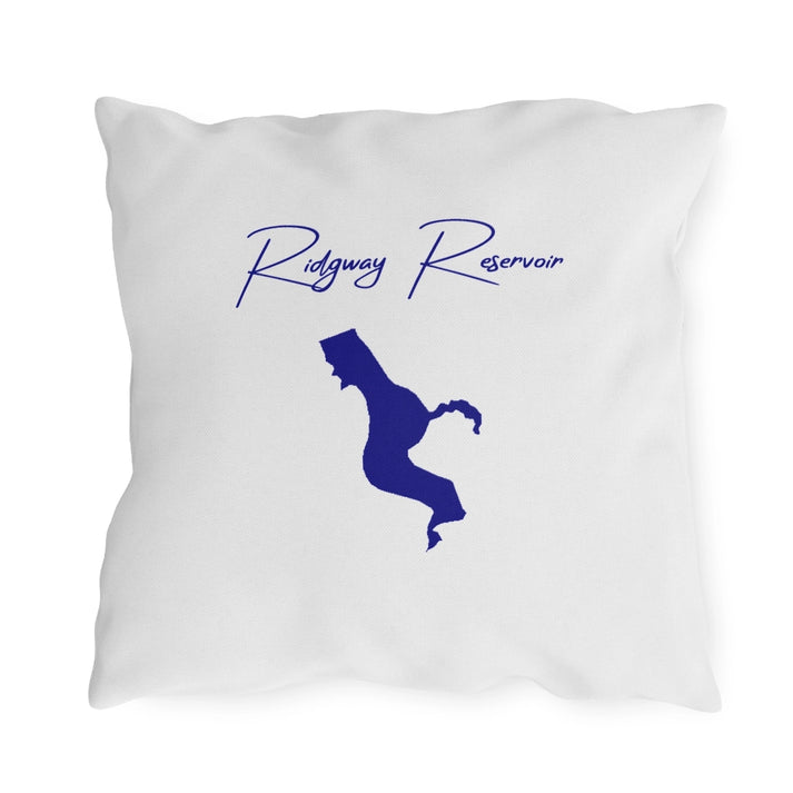 Colorado  Ridgway  Reservoir  Outdoor  Pillow  back  position  view  from  back  18  x  18.webp