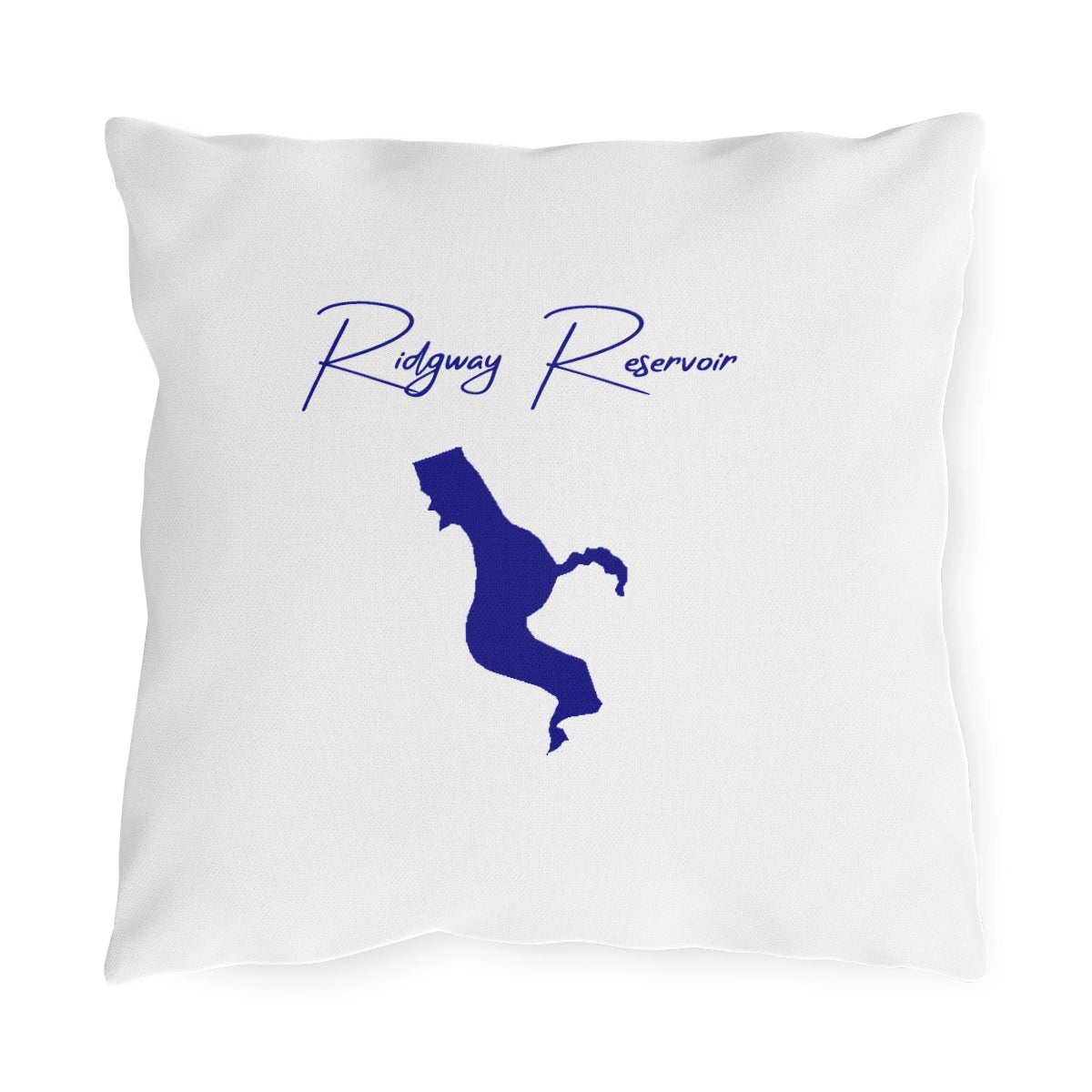Colorado  Ridgway  Reservoir  Outdoor  Pillow  front  position  view  from  front  16  x  16.webp