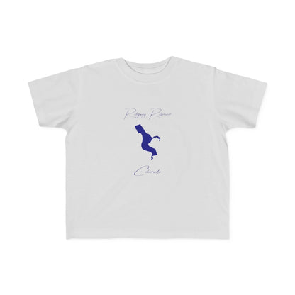 Colorado  Ridgway  Reservoir  Toddler  T-shirt  front  position  view  from  front  silver.webp