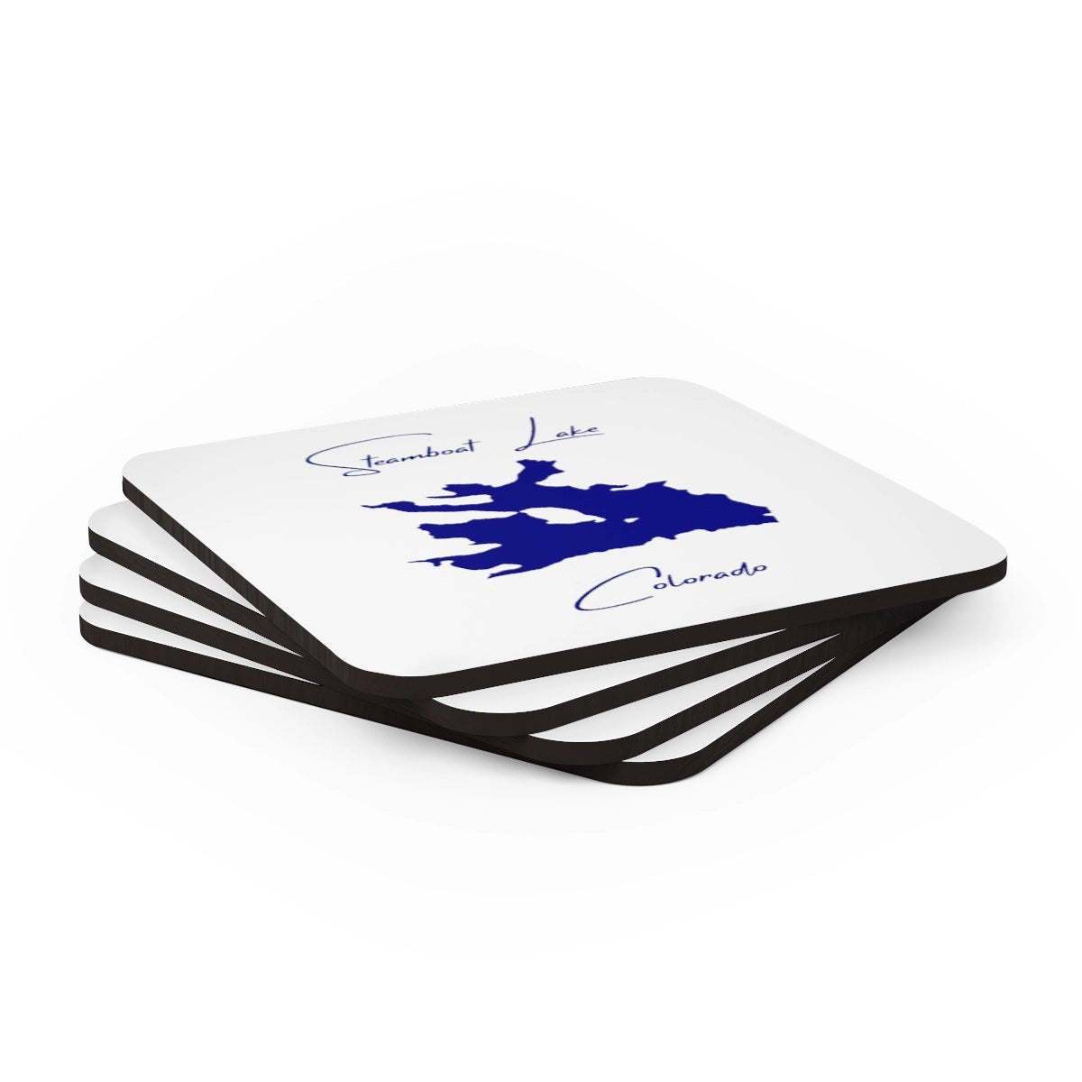 Colorado  Steamboat  Lake  Coaster  Set  front  position  view  from  stacked  3.75  x  3.75.webp