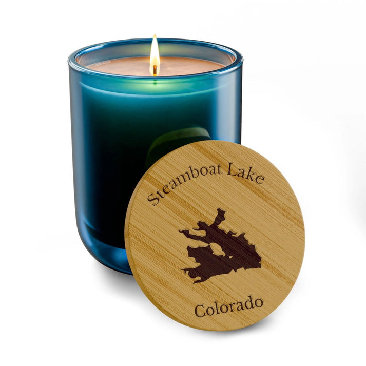 Colorado  Steamboat  Lake  Engraved  Candle  other  position  view  from  front  deep  pacific.webp