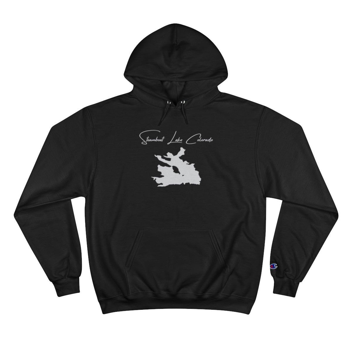 Colorado  Steamboat  Lake  Hoodie  front  position  view  from  front  black.webp