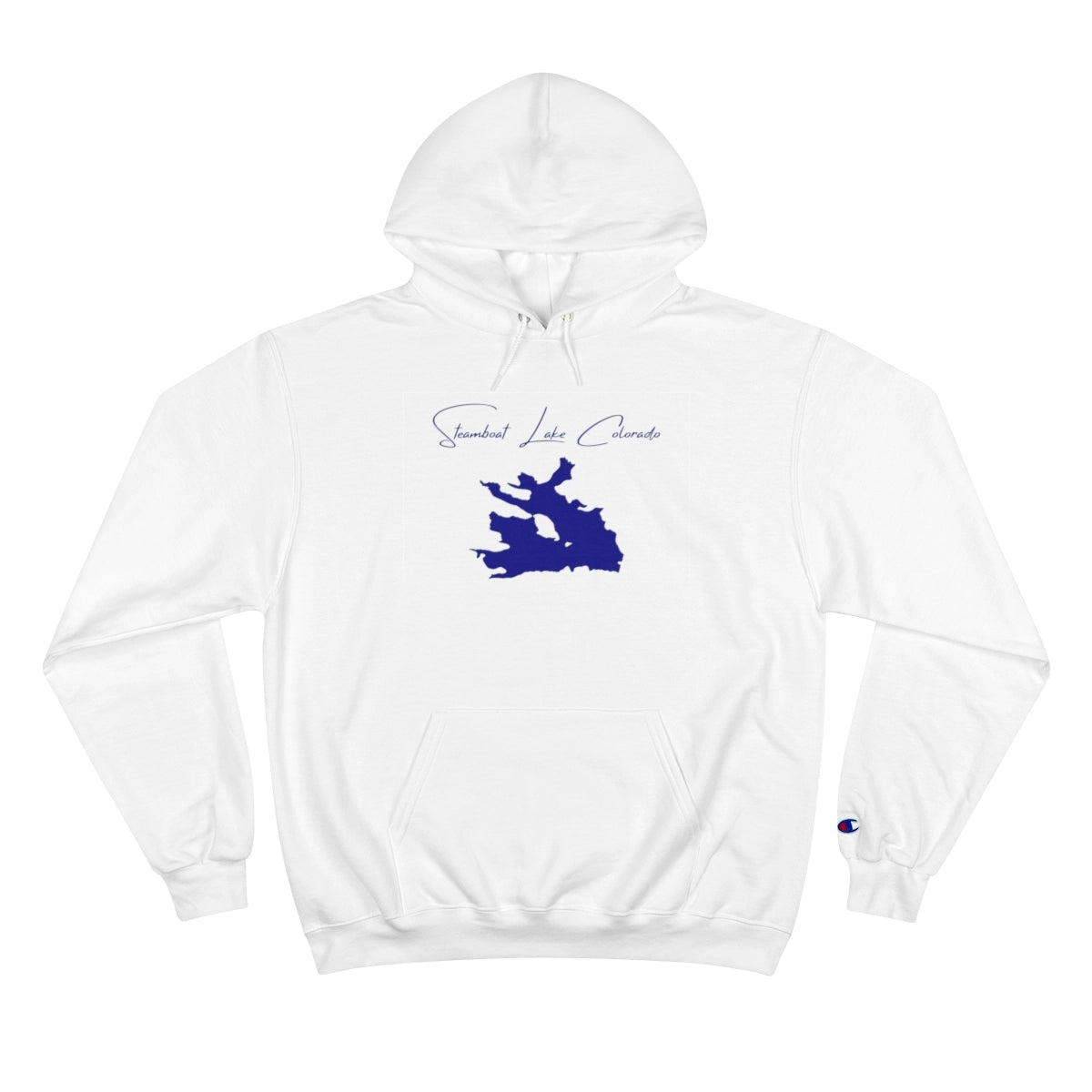 Colorado  Steamboat  Lake  Hoodie  front  position  view  from  front  white.webp
