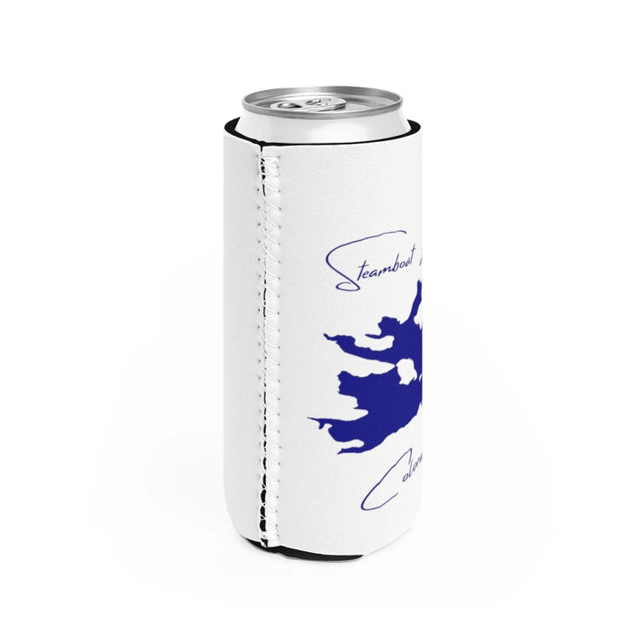 Colorado  Steamboat  Lake  Slim  Can  Koozie  all  position  view  from  right  white.webp